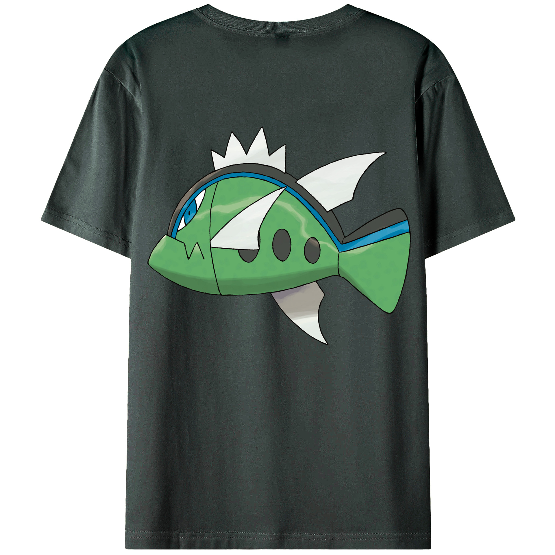 （画像用） ポケットモンスター Pokémon 綿100％ メンズ半袖Tシャツ（バックプリント） 通気性